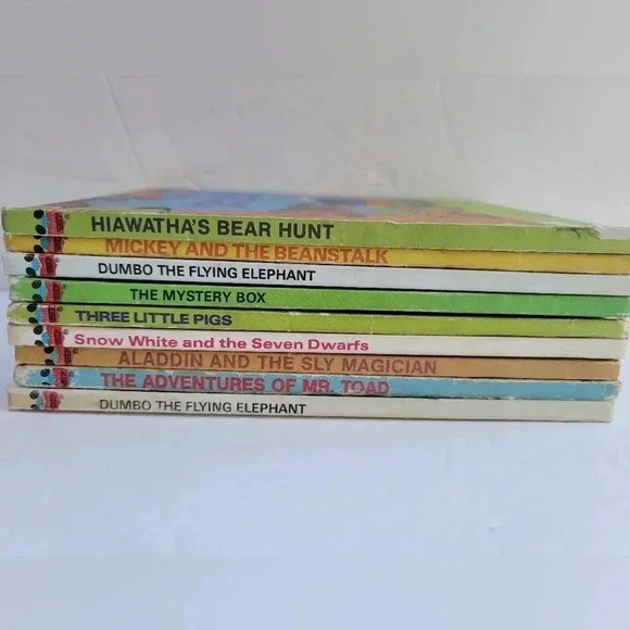 Disney's Wonderful World of Reading Set of 9 Vintage Children's Books - Picture 2 of 5